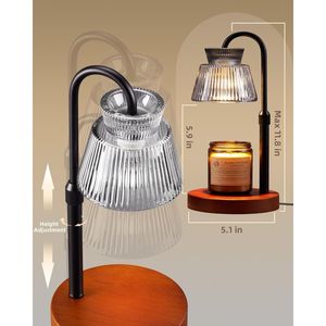Dimmable Candle Warmer <b>Lamp</b> with <b>Timer</b> 2 Bulbs for Scented Jar Candles for Home or Birthday Gifts for Women - Product Image 5