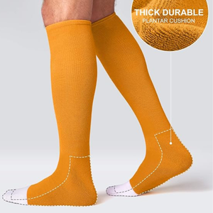 Daizha Sports Knee High Soccer Baseball Softball Sports <b>Socks</b> 100% Cotton Breathable Solid Color Summer Unisex Adult - Product Image 3