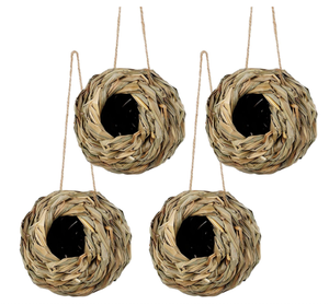 Artex HaiNam Handmade Creative Garden Decoration Hot Model <b>Bird</b> Cage and Nest Grass Woven Pet Toys - Product Image 2
