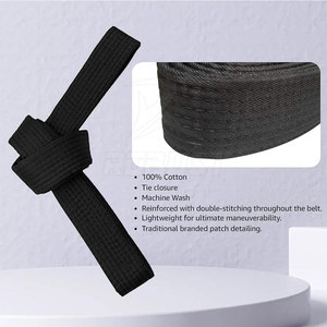 Ceinture de karaté en coton léger de qualité supérieure - Meilleure vente au prix de gros, tailles et couleurs personnalisables - Product Image 3