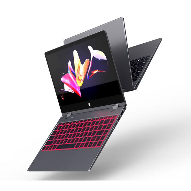 2025 Brand New 14inch Touch Screen 2 in 1 Yoga Mini Notebook PC Intel N100 Quad Core DDR4 16B RAM 1TB SSD Win 14 Computer Laptop