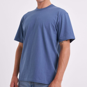 เสื้อยืดคอกลมทรงหลวมพิมพ์ลายสกรีนผ้าฝ้าย 100% สำหรับผู้ชาย เนื้อผ้าหนา คุณภาพสูง ไม่เป็นขุย ทรงบ็อกซี่ ความยาวปกติ - Product Image 4