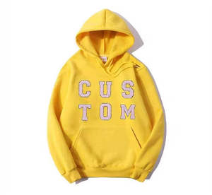 Casual Tops Men's Fashion Hoodie With Custom Design Puff Print Embroidery Hoodie Logo Custom Oversized Streetwear Women Hoodies - Product Image 4
