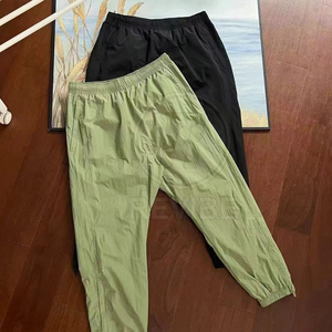 Pakistan Made Solid Nylon Tracksuit High Quality Custom Logo Eco-Friendly Breathable <b>Men's</b> <b>Summer</b> Mid Waist Side Pockets - Product Image 5