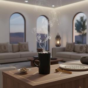 Quemador de Incienso Oud de Diseño Moderno, Portátil, para Bakhoor, de Lujo, en Dorado, Plateado y Mate, Decoración Árabe para el Hogar, Set de Regalo - Product Image 4