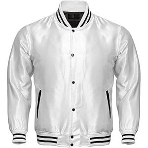 Blouson universitaire grande taille pour homme, coupe ajustée professionnelle, col montant, modèle unique, best-seller, idéal pour l'hiver - Product Image 1