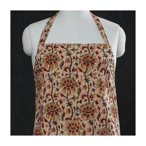 Cotton Linen <b>Kitchen</b> Apron Manufacturer Solid Colour Printed Embroidered Waist Bib Bulk OEM Private <b>Label</b> Supply - Product Image 3