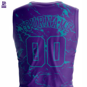 Hot Selling Lightweight Breathable Basketball Uniform Set Custom Colors Logo Sublimation Transfer Print Fully Sublimated Custom - Product Image 6