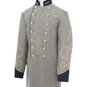 Manteau sur mesure pour homme 100 % laine, double boutonnage, style vintage médiéval, imperméable, avec rembourrage en coton - Product Image 3