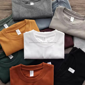 Camisetas de Manga Corta de Algodón Mercerizado de Alta Calidad, 220g, Corte Regular, Transpirables, Precio de Fábrica, Logotipo Personalizado del Fabricante - Product Image 5