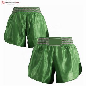 Short de boxe multicolore personnalisable avec logo OEM rayé à taille élastique court pour joueurs 2023 - Product Image 6