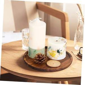 Plateau de service en bois de luxe, élégant et polyvalent pour les collations, les fruits et le thé, parfait pour la maison au meilleur prix - Product Image 2