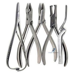 Juego de 5 Pinzas Ortodónticas Manuales Altomme Instruments para Remover Brackets, Aderer de 3 Puntas, Pico de Pájaro, Ligadura Mathieu - Product Image 6