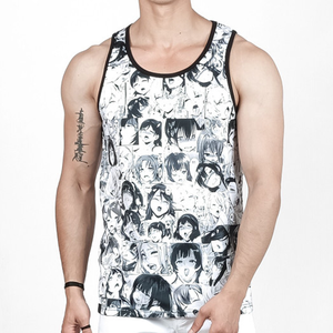 Solid Color Breathable Tank Top Custom Logo Ribbed Vests Knitted Fitness Gym Stringer <b>Singlet</b> <b>for</b> <b>Men</b> training workout session - Product Image 1