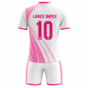 ชุดฟุตบอลแบบซับลิเมชั่นสั่งทำพิเศษสำหรับผู้ชาย เสื้อ กางเกง ถุงเท้า ชุดเต็มรูปแบบ ระบายอากาศ แห้งเร็ว ชุดกีฬาสำหรับฝึกซ้อมทีม - Product Image 3