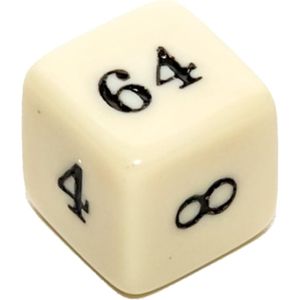 Cubo de Duplicación de Acrílico Azul de Lujo con Diseño de Remolino para Backgammon, Cubo Grande con Números Grabados, Accesorio para Juegos de Mesa - Product Image 3