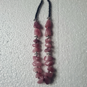 Collar de Resina de Diseño Minimalista, Colgante Liso de Epoxi, Joyería para Mujer, Accesorios de Moda, Venta al Por Mayor - Product Image 1