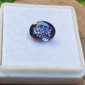 Piedra Preciosa Natural de Iolita y Piedra del Sol, Corte Ovalado Facetado con Iridiscencia, para Fabricación de Joyería DIY - Product Image 2