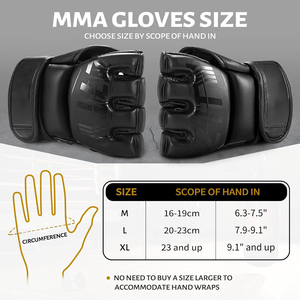 Genuine Leather MMA <b>Gloves</b> <b>Moisture</b> Wicking Lace-Up Closure for Wrist Support-Customizable Options for Adult Boxing - Product Image 4