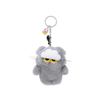Porte-clés mini Zoa Line Friends G-Dragon K-POP Zo&Friends, pendentif en peluche Zoa, couleur grise