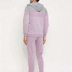 New Arrival <b>Men</b> Full Zip Tracksuit Set <b>Track</b> <b>Jacket</b> And Jogger Streetwear Activewear Low MOQ OEM ODM Supplier - Product Image 5