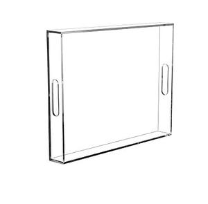 Bandeja de Servicio Moderna de Acrílico de un Solo Nivel para Vajilla de Cocina, Apta para Lavavajillas - Product Image 1