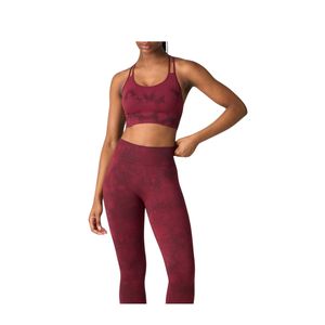 Women Seamless Tie Dye Sports Bra High <b>Support</b> Yoga Gym Fitness Workout Crop Top Breathable Activewear Custom Wholesale OEM - Product Image 2