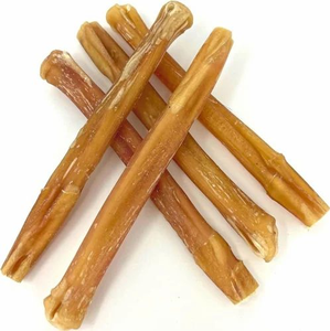 Friandise pour chien Bully Stick longue durée, à base d'ingrédient unique, pour des dents saines et fortes, à mâcher quotidiennement. - Product Image 1
