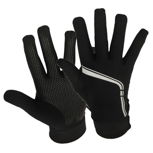 Elite Full Finger Running <b>Gloves</b> Breathable Stretch Fit Touchscreen Silicone Grip Lightweight Outdoor Training Cycling Hiking - Product Image 1