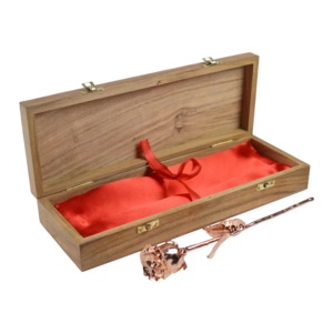 Wedding Design Silver Plated Real Rose Modern Style With Luxury Wood <b>Boxes</b> Packing Design Best for Valentine <b>Gift</b> Natural Rose - Product Image 6