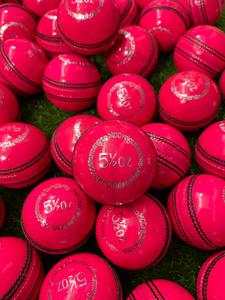 Premium Grade <b>Red</b> And Pink Royal Crown Ball For Professional Plyaers Leather Top Quality Cricket Ball <b>Hot</b> Sale Leather Ball - Product Image 2