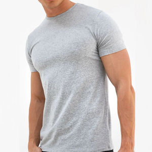 เสื้อยืดออกกำลังกายผู้ชาย โพลีเอสเตอร์/คอตตอน 200 กรัม พิมพ์ลายโลโก้ด้านหน้า แห้งเร็ว ระบายอากาศดี เหมาะสำหรับเล่นกีฬา ฟิตเนส วิ่ง คุณภาพสูง - Product Image 1