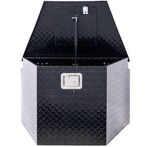 29-Inch Heavy Duty Aluminum Truck Bed <b>Tool</b> <b>Box</b> for Outdoor Trailer Pickup <b>Storage</b> RV Organization Underbody <b>Storage</b> Organizer - Product Image 2