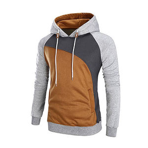 New Fashion Men Autumn Winter Hooded Street Long Sleeve Loose Solid Color Hooded Casual Blouse Fleece Tops White Hoodies - Product Image 5