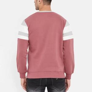 High Quality Polyester/Cotton Premium Hooded Sweatshirt Custom <b>Mens</b> <b>Plain</b> Pullover <b>Hoodie</b> Lined Design Solid Knit Weave Pocket - Product Image 2