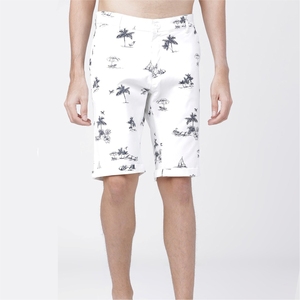Shorts de surf personnalisés pour hommes, maillots de bain élégants, boardshorts imprimés, 100% coton, séchage rapide, respirant, taille haute, cordon de serrage - Product Image 5