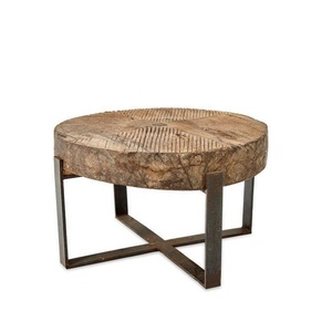 Chakala Table basse en bois, tabouret moderne en métal de haute qualité pour les acheteurs commerciaux, meilleure vente 2022 artisanat moradad - Product Image 1