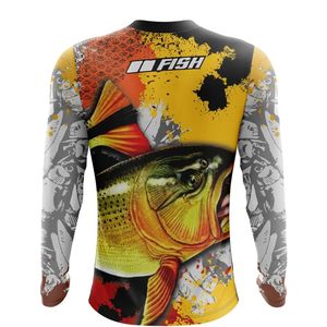 Camisa de Pesca Impermeable y Cortavientos OEM para Hombre y Mujer, UPF 50, Secado Rápido, Transpirable, 100% Poliéster Sublimado, Ropa de Pesca para Exteriores - Product Image 1