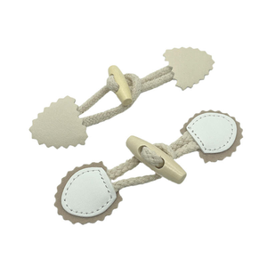 Botones de palanca de cuero PU, cierres de palanca tipo cuerno, cierres para abrigos tipo duffle, cierres de cordón para cárdigans, broches para ropa y decoración DIY - Product Image 3