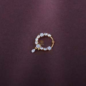 Yani CZ Designer Titanium Nose Ring Stud for Children - Product Image 1