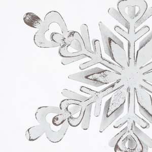 Ornements suspendus en forme de flocons de neige blancs en métal, best-sellers à prix abordable - Product Image 5