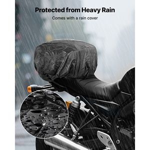 Bolsa Trasera Impermeable para Motocicleta de PVC de 10L para Almacenamiento en el Asiento Trasero - Product Image 4
