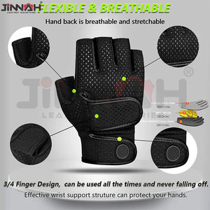 Nuevos guantes deportivos de medio dedo de alto rendimiento para hombre y mujer, guantes de cuero transpirables para gimnasio y Fitness para levantamiento de pesas - Product Image 3