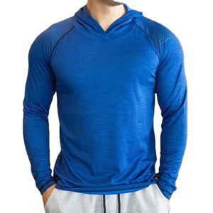 Ensemble de vêtements de sport respirants à manches longues et à capuche pour le basketball, motif uni, toutes saisons - Product Image 3