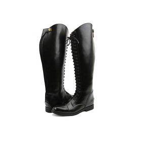 Botas de Equitación de Color Sólido, de Cuero Sintético, Punta Cerrada, Suela Resistente, Botas de Equitación de Primera Calidad - Product Image 4