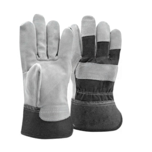 Gants de travail en cuir de vachette pleine fleur de haute qualité, anti-vibration, certifiés CE, ignifuges, résistants à l'abrasion, souples et sécuritaires - Product Image 5