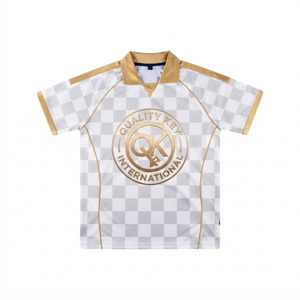 Modern Urban Mens Polo Shirt Checkerboard Pattern Design <b>Old</b> Money Casual Golf Tennis Performance Polo Shirts - Product Image 3