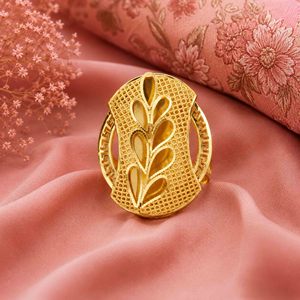 แหวนทองชุบ 14K18K24K ขายส่ง แหวนนิ้วแบบดั้งเดิม แหวนนิ้วแฟชั่น เครื่องประดับทองคำเคลือบ Oro Joyeria - Product Image 2