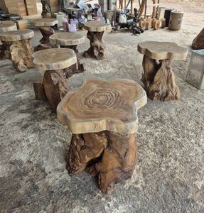 Table basse en bois de designer traditionnelle pour salon, canapé et café, taille personnalisable, meubles de maison thaïlandais - Product Image 1