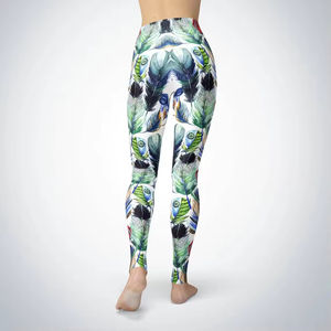 Pantalones de Yoga para Mujer al por Mayor, Compresión, Impresión por Transferencia de Calor, Cintura Alta Elástica, Diseño Moderno y Personalizado - Product Image 2